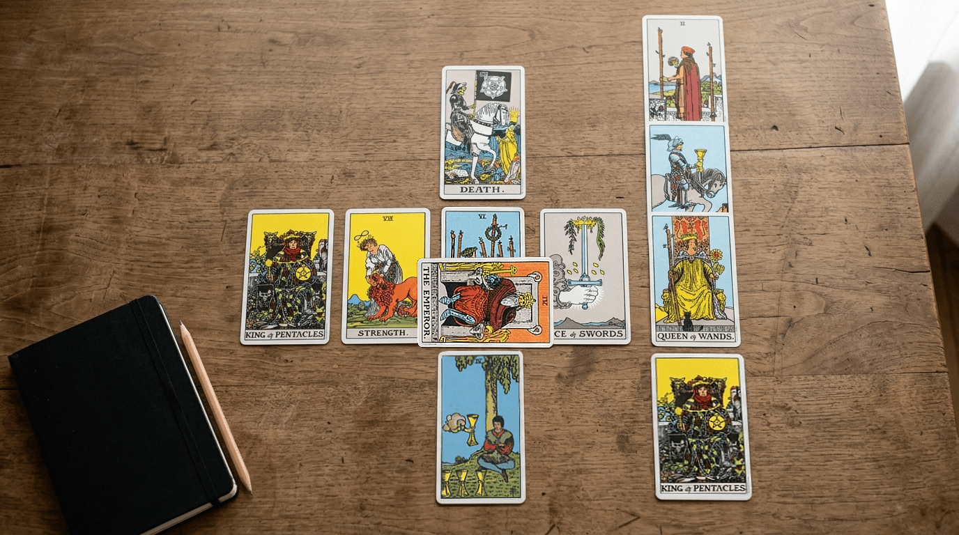 How to Actually Read the Celtic Cross (Step by Step, in Context)