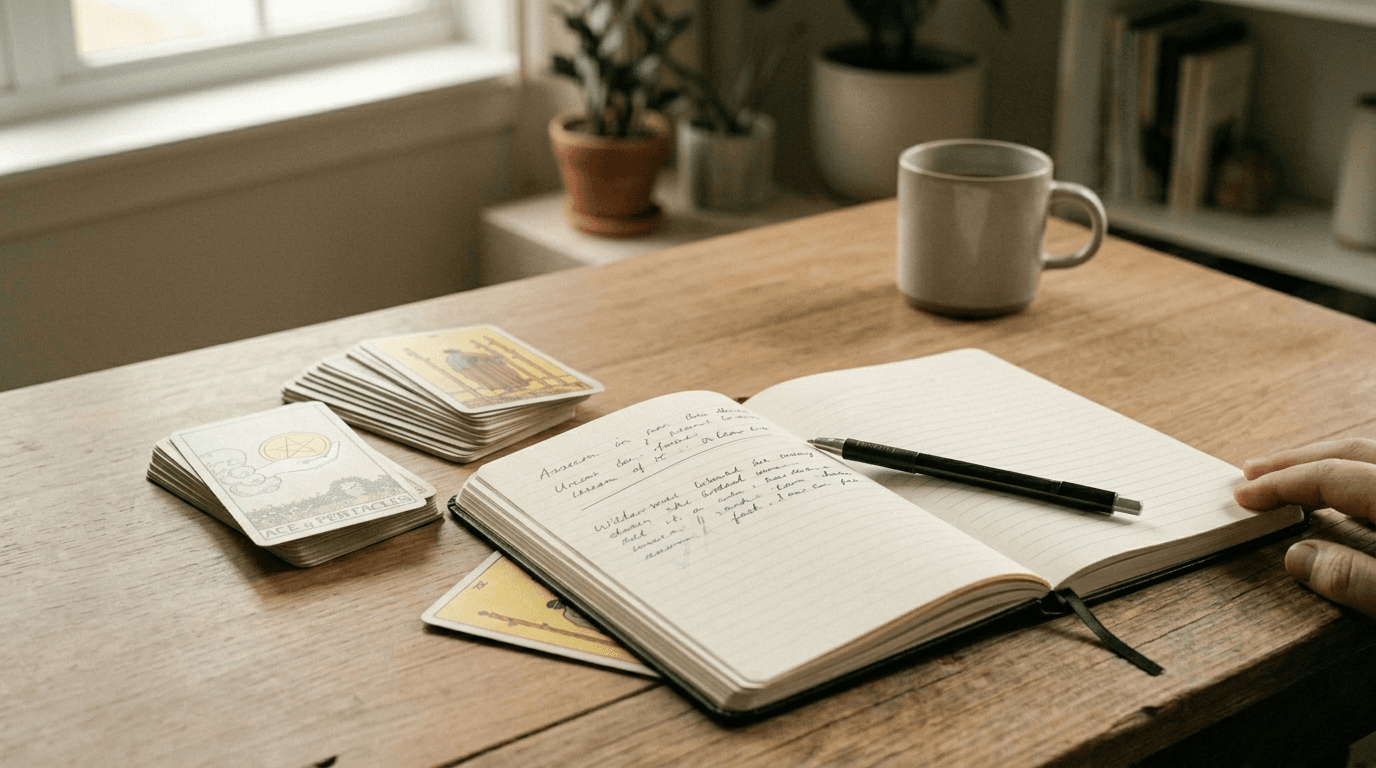 How to Start a Tarot Journal (and Actually Keep It)