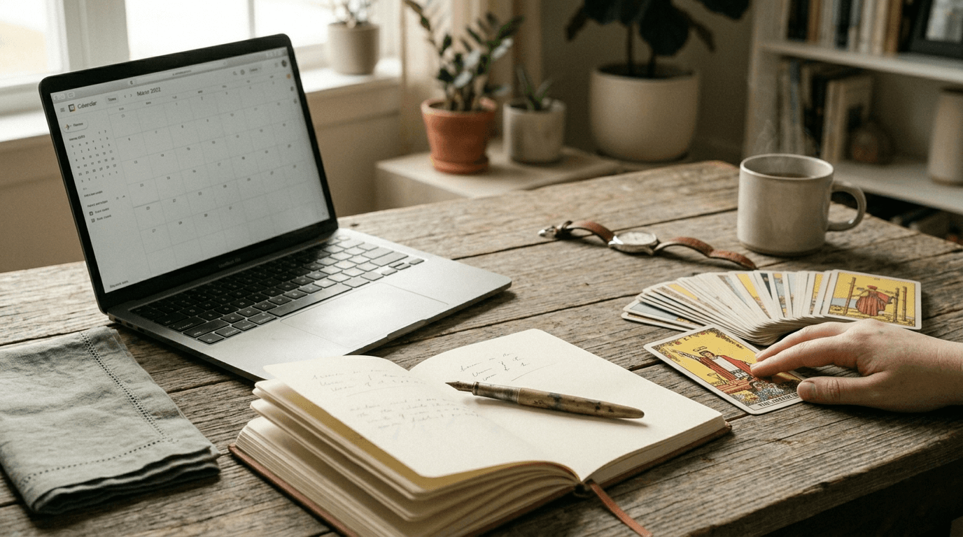 How to Build a Consistent Tarot Practice When Life Is Already Full